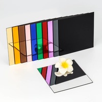 Miroir coloré acrylique 4*8 pouces PS Board lentille grande feuille argent miroir découpe Laser respectueux de l'environnement feuille entière