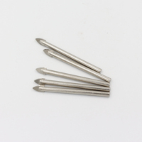 Forets à carrelage hexagonaux croisés 3-12 mm en acier 40Cr, queue SDS Plus, cannelures fraisées, durée de vie prolongée pour le perçage du verre, de la céramique et du béton