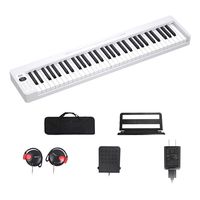 Piano électronique numérique avec fonction de transposition Piano électronique pliable multifonction 61 claviers à batterie intégrée