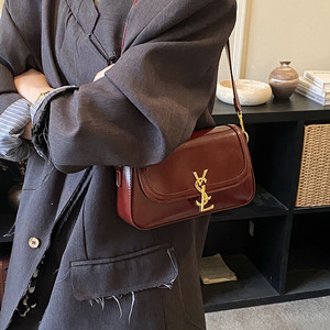 Sac bandoulière carré haut de gamme pour femme, couleur unie, style Tofu, avec fermeture à rabat, design décontracté et polyvalent, collection 2026 - Product Image 4