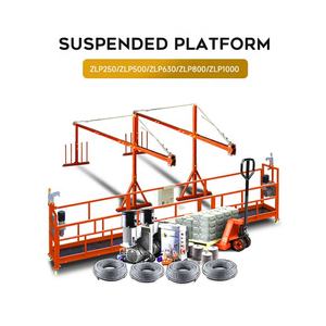 Plateforme suspendue en alliage d'aluminium industrielle Zlp630, corde en acier, plateforme oscillante électrique, élévateur de <span class=keywords><strong>façade</strong></span>, bâtiment de grande hauteur, fenêtre - Product Image 1