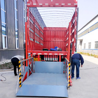 Plateforme mobile de chargement de conteneurs, plateforme élévatrice mobile pour camions porte-conteneurs