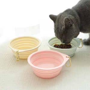 Comedero y Bebedero Plegable de Silicona para Gatos y Perros, Color Macaron, con Logotipo Personalizado, Portátil, Reutilizable, Doble - Product Image 6