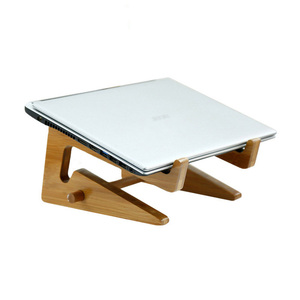 Support en bois <span class=keywords><strong>pour</strong></span> ordinateur Portable, 1 pièce, tablette à Dissipation de la chaleur, pliable, réglable, <span class=keywords><strong>pour</strong></span> <span class=keywords><strong>PC</strong></span> et MacBook - Product Image 6