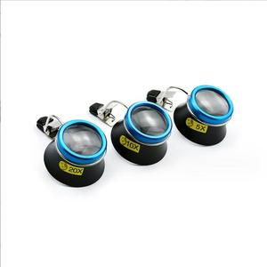 Lente d'Ingrandimento 10X di Alta Qualità in Metallo con Clip per Occhiali e Strumenti per la Riparazione di <span class=keywords><strong>Orologi</strong></span> - Product Image 1