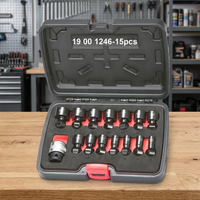 Fournisseur taïwanais 1/2 "15 pièces OEM ODM douille hexagonale universelle à impact interchangeable puissante pour la réparation automobile bricolage