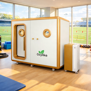 Chambre hyperbare en acier inoxydable à coque rigide Oxylike OLH-1-S5 2.0ATA, modèle 2027, à succès, avec contrôle par écran tactile pour le corps - Product Image 6