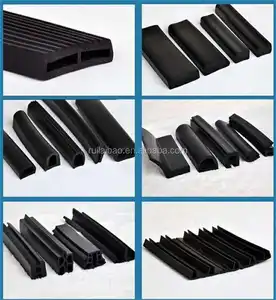 Strip Segel Silikon/EPDM/, Strip Penyegel Karet Busa/Padat Dapat Disesuaikan