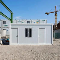 Maison modulaire ignifuge pour dortoirs de travailleurs temporaires, construction rapide, démontable, préfabriquée pour chantier