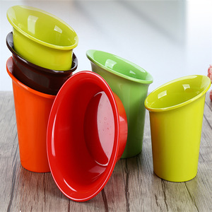 Bols à condiments colorés en plastique, seaux à salade empilables, récipients épaissis pour hot pot et laitue, articles de nécessité quotidienne moulés par injection - Product Image 2