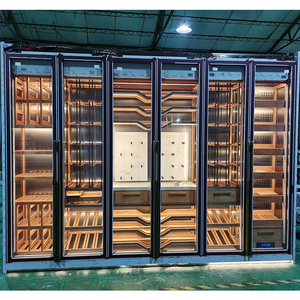 Custom Smart Temperature Control System Glass Door Built-in Single Zone Wine Cellar Fridge <b>Storage</b> Cabinet Non-standard Wine - Product Image 4