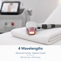 Équipement professionnel de salon de beauté et de clinique, appareil d'épilation au laser diode permanent 808nm 755nm 940nm 1064nm