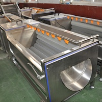 Kleine schaal, hoogautomatische warmtewisselaar voor het frituren van aardappelen, fruit, groenten, zeevruchten, chips en snoep, voedselveilig, 304 roestvrij staal