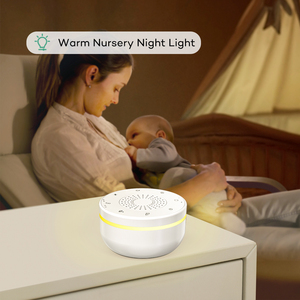 Machine à bruit blanc et sons naturels pour bébé et adulte, avec capteur de pleurs et aide à la méditation, haut-parleurs apaisants pour soulager l'insomnie et favoriser le sommeil - Product Image 5