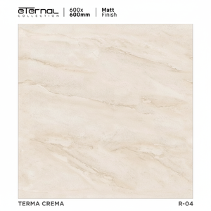 Moderno 600x600 porcelana esmaltada mate resistente al ácido azulejo de la pared del piso con textura sólida 8-9mm de espesor para baño cocina - Product Image 1