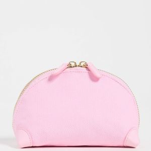 Custom Baby for Neoprene Reinforced <b>Corners</b> Zip Closure Large Portable Premium Makeup Bag Shell Shape Pouch for Women Curved - Product Image 1