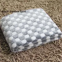 Couverture pour animaux de compagnie à faible MOQ, en polyester, douce, en flanelle, pour chien et chat, chaude pour l'hiver, épaisse, tapis de lit, produits pour animaux de compagnie, tapis de nid pour animaux de compagnie, motif imprimé