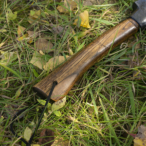 Cuchillo de doble hoja hecho a mano de madera de palisandro con espiga plana, acero D2, funda de cuero genuino, garantía de 3 años, regalo para camping al aire libre - Product Image 3