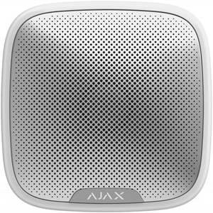 Ajax StreetSiren 868Mhz Sirena Inalámbrica para Exteriores Blanca IP54 Alarma Sonora - Product Image 1