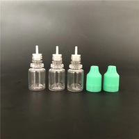 Flacons compte-gouttes carrés translucides noirs en PET de 5 ml et 10 ml pour médicaments liquides avec bouchon à vis sécurité enfant et impression sérigraphiée