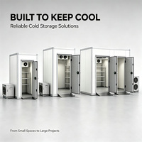 2-8 ° Lemari Pendingin Hemat Energi C dengan Panel Isolasi Tebal dan Pintu Stainless Steel untuk Penyimpanan Makanan Segar, Susu, dan Restoran