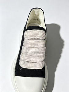 รองเท้าผ้าใบพื้นหนาหลากสี ทรงหัวมน ดีไซน์แบบผูกเชือก สไตล์เบรด - Product Image 4
