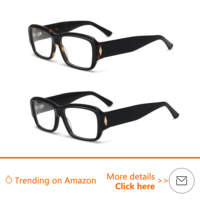 Sunray nouveau design mode logo personnalisé femmes optique Anti lumière bleue lunettes optiques acétate lunettes cadre lunettes de lecture