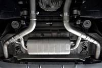 Tuyau d'échappement en acier inoxydable avec catalyseur et silencieux à valves pour BENZ GLE53 3.0T