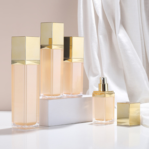 2025 Hot Bán Nhựa Mỹ Phẩm Lotion Chai New Cube Loạt 30G 50G 15Ml 30Ml 50Ml 80Ml 100Ml Chăm Sóc Da Huyết Thanh Dầu Gội Đầu - Product Image 3