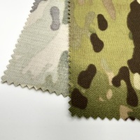 Tissu en nylon tissé Cordura 1000D imprimé camouflage avec revêtement PU, durable pour vêtements tactiques et sacs pour hommes