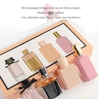 Coffret cadeau de parfum pour femmes OEM, ensemble de quatre pièces, parfum floral végétal, allure, parfum durable, exsude un charme féminin, parfum longue durée pour femmes