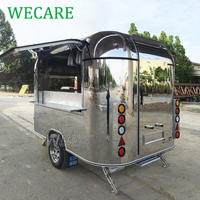 WECARE Camión De Comida Rapida Imbisswagen Camión De Helados Remorque Camión De Comida Furgoneta De Café Bar Móvil Remolque De Comida Totalmente Equipado