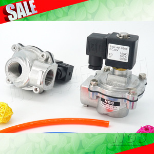 Válvula de Pulso Electromagnética NGS DMF-Z-25J de 3 Entradas con Diafragma, DC24V, para Colector de Polvo de Aluminio - Product Image 1