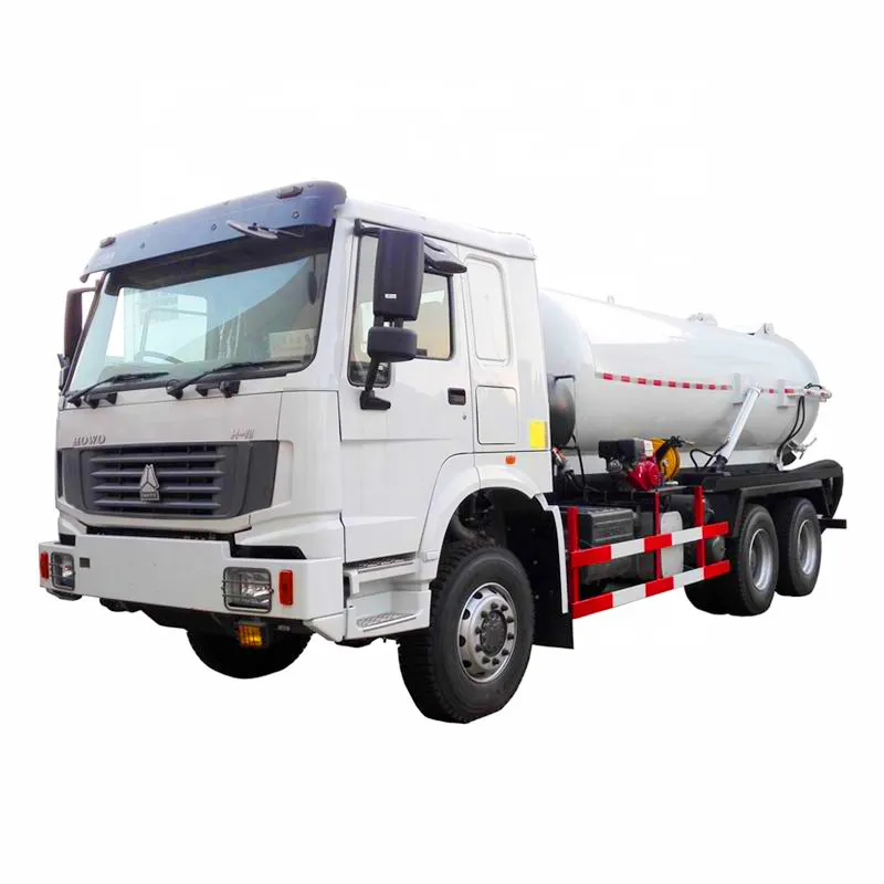 شاحنة صهريج شفط مياه المجاري من HOWO 6x4 371l 12000L 10 wheeler للبيع