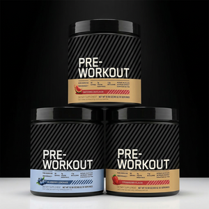 Pre Workout Powder Low Moq OEM Supplement Manufacturing Pre-workout Powdered Flavoring Energy Pre Workout Powder Strawberry - Product Image 2