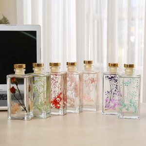 Nhà Máy chai thủy tinh sang trọng cho khuếch tán bán buôn độc đáo trang trí sậy khuếch tán chai - Product Image 4