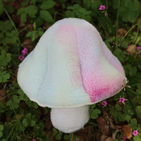 Coussin en peluche champignon créatif et mignon avec rembourrage en coton PP, idéal pour la décoration de chambre, comme cadeau, ou comme coussin lombaire et de voiture