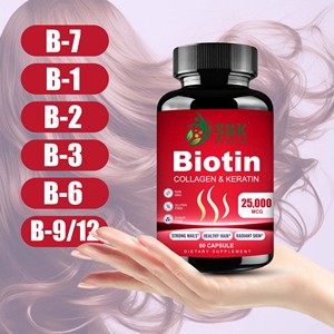 Capsules de biotine ODM les plus vendues avec minéraux, complément alimentaire favorisant la santé des cheveux et soutenant la fonction des ongles pour les femmes - Product Image 6
