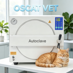 Equipo Veterinario OSCAT, Autoclave de Vapor de 18L, Esterilizador de Instrumentos Clase N para Hospitales y Clínicas Veterinarias - Product Image 1