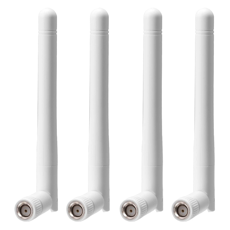 Dual band wifi antenna 2.4GHz 5.8GHz rubber wireless communication antennas with right angle 3dBi SMA male antenna