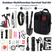 Kit de premiers secours de survie en plein air, sac d'urgence multifonctionnel