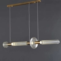 Lustres en verre de luxe pour la décoration de la maison, style nordique moderne, pour chambre à coucher, salon, escalier, luminaires de plafond LED circulaires personnalisés