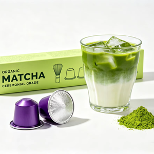 Cápsulas de Matcha Espresso para Máquinas Nespresso Originales, Grado Ceremonial, Té Matcha Chino en Cápsulas - Product Image 1