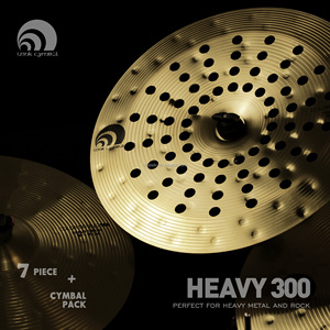 IZINK Professionnel Kit de <span class=keywords><strong>Cymbale</strong></span> de <span class=keywords><strong>Batterie</strong></span> 7 Pièces CPTZ001 Avec Sac et Instruments de Percussion Haut de Gamme - Product Image 4
