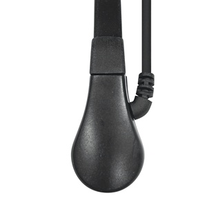 Microphone Électret Acoustique à Tube <span class=keywords><strong>Transparent</strong></span> EARPHONIC pour Talkie-Walkie Radio Bidirectionnelle, Conception Non-Rétractable pour <span class=keywords><strong>Gorge</strong></span> - Product Image 4