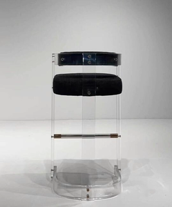 Nordique moderne clair acrylique <span class=keywords><strong>tabouret</strong></span> de <span class=keywords><strong>Bar</strong></span> chaise Transparent haut <span class=keywords><strong>tabouret</strong></span> de <span class=keywords><strong>Bar</strong></span> chaise de salle à manger cristal comptoir hauteur <span class=keywords><strong>tabouret</strong></span> de <span class=keywords><strong>Bar</strong></span> pour cuisine - Product Image 4