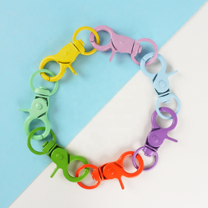 Tự Làm Đồ Trang Sức Sơn Kẽm Hợp Kim Con Chó Keychain Đàn Hồi Carabiner Với Dễ Thương Cua Clasp Kìm Đồng Xu Chủ Phụ Kiện Phong Cách Thời Trang - Product Image 5