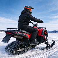 Quad convertible 125CC à essence, adapté à la plage et à la neige, ATV tout-terrain pour les loisirs en plein air