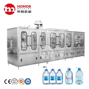 Set completo prezzo automatico 3L 5L 10L acqua minerale bottiglia di plastica tipo lineare macchina di riempimento