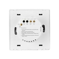 Interrupteur intelligent Wi-Fi Alexa, norme européenne N+L, 1 interrupteur, Yandex Alice, interrupteur intelligent doré